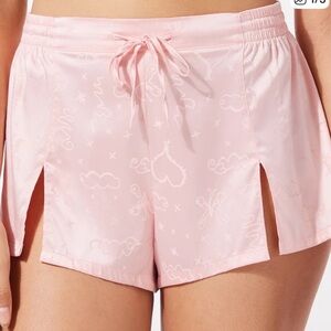 Savage X Fenty Blush Satin Sleep Shorts